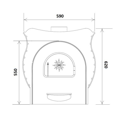 Дровяная печь Царь печи 