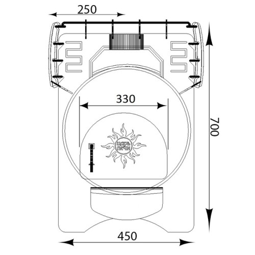Дровяная печь Царь печи 