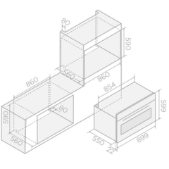 ELICA Духовой шкаф VIRTUS MULTI 90 TFT BL (2025)