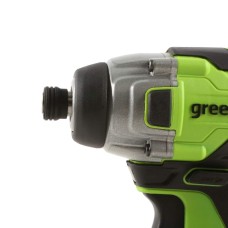 Шуруповерт аккумуляторный GREENWORKS GD24ID3 24 V без акб и з/у   3802807