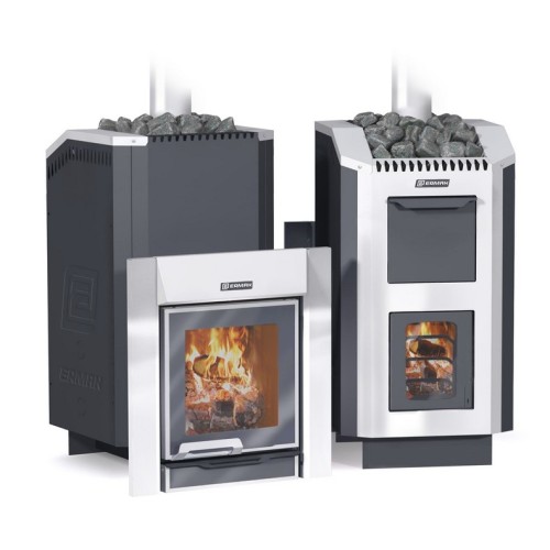 Дровяная печь Ермак 30-Люкс Нерж 