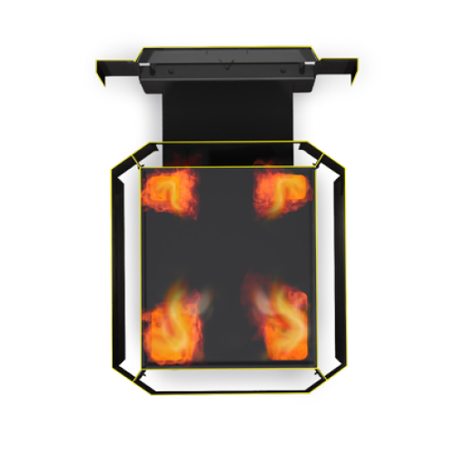 Дровяная печь Ермак 36 Люкс-Чугун (26-40куб.м) 