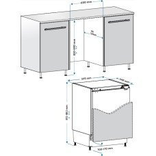 Встраиваемый холодильник Jacky`s JR FW318MN2