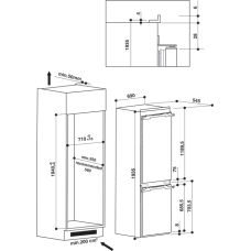 Встраиваемый холодильник KitchenAid KCBDS20701
