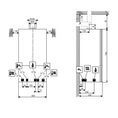 Газовый котёл BUDERUS Logamax U072-28 с 3-х ходовым клапаном