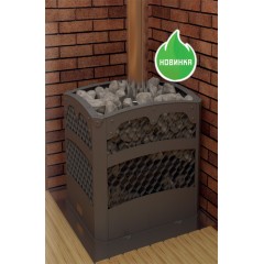 Дровяная печь Теплодар БЫЛИНА-СЕТКА-12Ч Панорама (+ дверь БЫЛИНА 16"/обрамление)