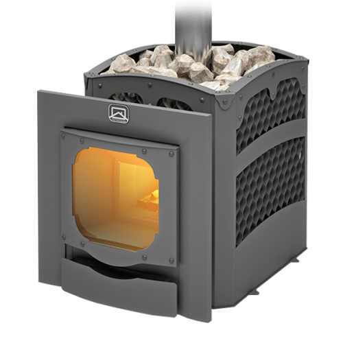 Дровяная печь Теплодар БЫЛИНА-СЕТКА-24Ч Панорама (1.1) (+ дверь БЫЛИНА 16