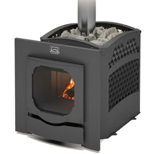 Дровяная печь Теплодар БЫЛИНА-СЕТКА-24Ч Панорама (1.1) (без двери БЫЛИНА 16