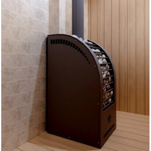 Дровяная печь Теплодар КАСКАД-12Т Панорама (2018) 