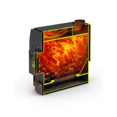 Дровяная печь Теплодар ЛОКОМОТИВЪ-120