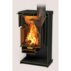 Дровяная печь Теплодар ОВ-120