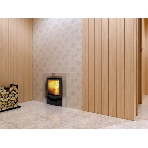 Дровяная печь Теплодар РУСЬ-12 ЛНЗП Профи Панорама (1.1) ( + дверь 16