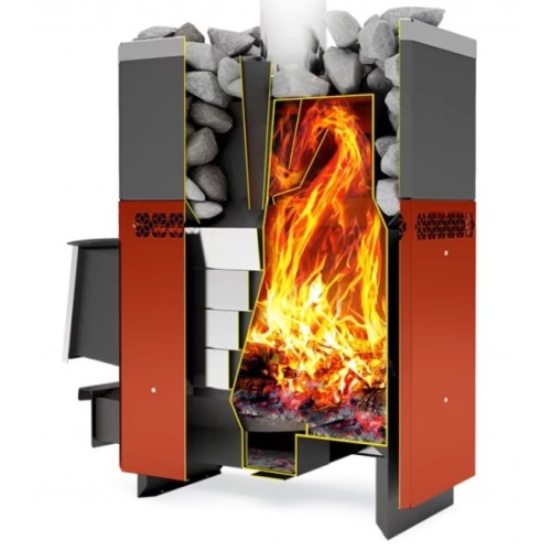 Дровяная печь Теплодар РУСЬ-12 ЛУ (2013) 