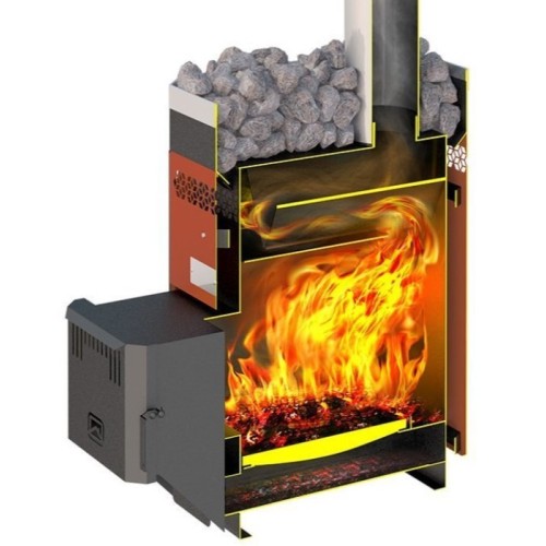Дровяная печь Теплодар РУСЬ-9 Л 