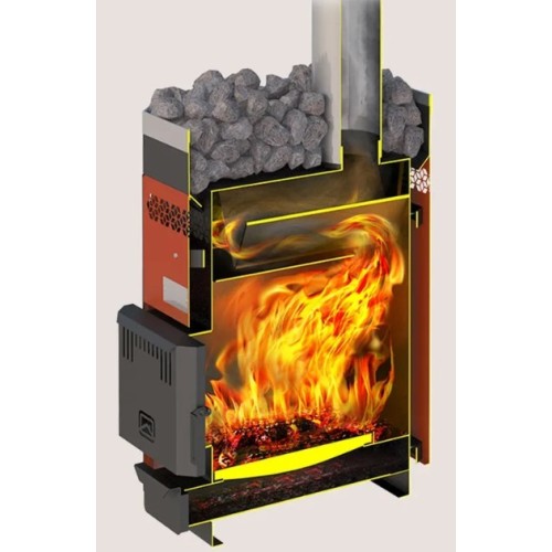 Дровяная печь Теплодар РУСЬ-9 ЛУ 