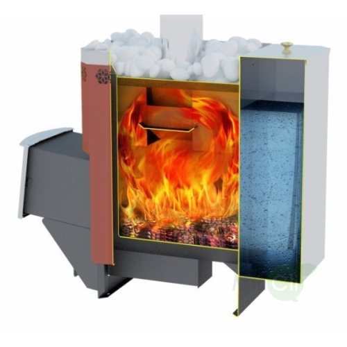 Дровяная печь Теплодар САХАРА-10 ЛБ (2018) 