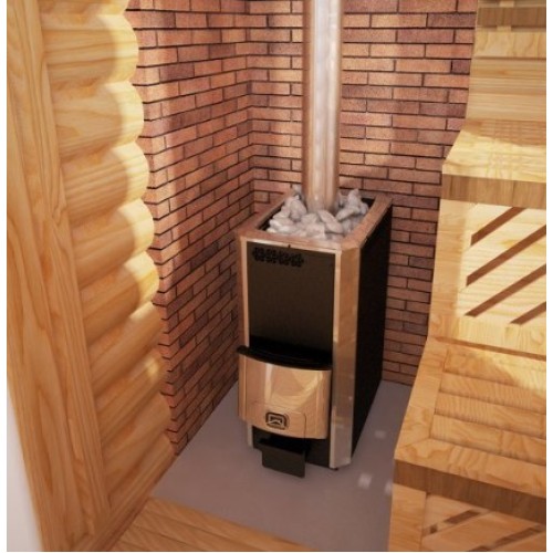 Дровяная печь Теплодар САХАРА-24 ЛК New 