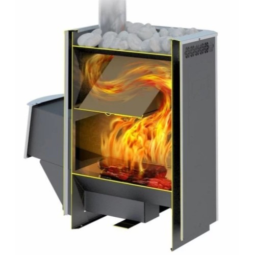 Дровяная печь Теплодар СИБИРЬ-20 ЛК (2.0) 