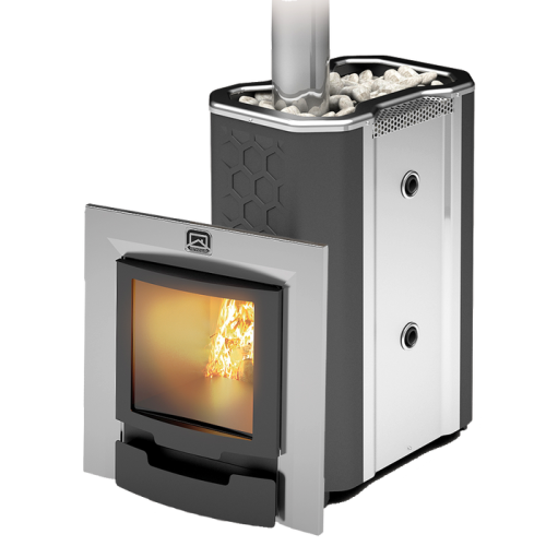 Дровяная печь Теплодар СИБИРЬ-20 ЛРК (2.0) Панорама (+ дверь 16