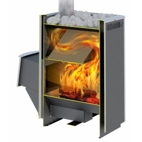 Дровяная печь Теплодар СИБИРЬ-30 ЛК 