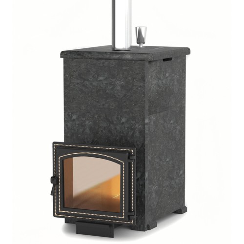 Дровяная печь Везувий Комплект Легенда Русский пар 24 (240) NEXT Пироксенит S-40 