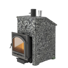 Дровяная печь Везувий Комплект Президент Легенда Ретро 205 Пироксенит Элит S-40