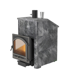 Дровяная печь Везувий Комплект Президент Легенда Ретро 205 Талькохлорит S-40