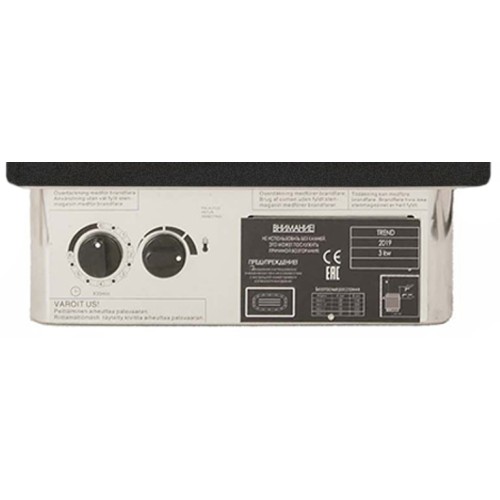 Электрокамин Везувий навесная (черная)-6 