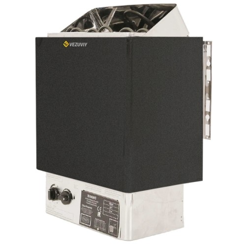 Электрокамин Везувий навесная (черная)-9 