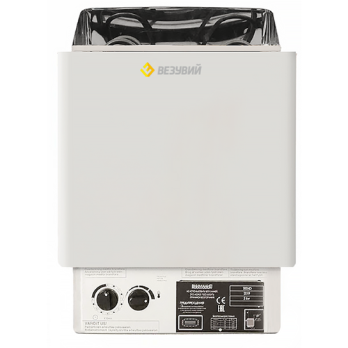 Электрокамин Везувий навесная (нерж)-6 